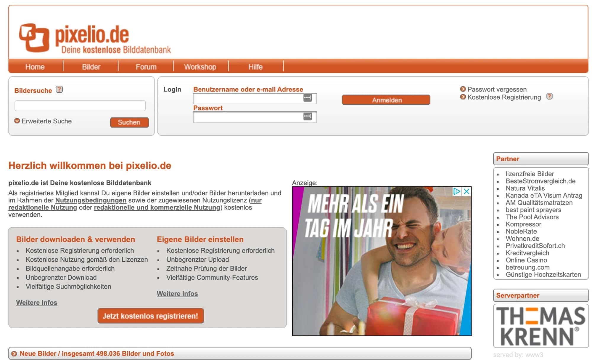 Pixelio ist eine tolle Datenbank für Bilder