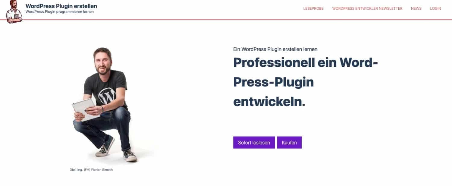 Florian Simeth Plugin erstellen