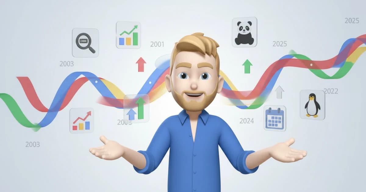 Google-Updates 2026 bis 2003: Die komplette Liste