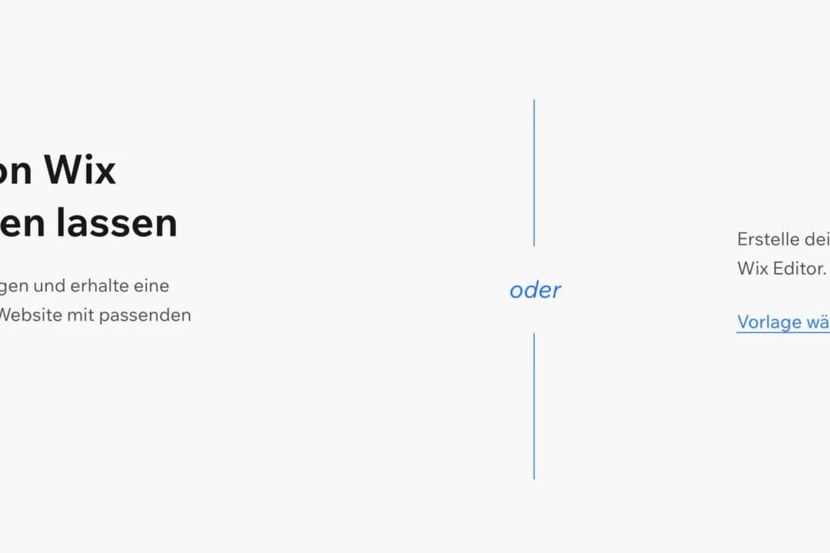 WIX ADI oder WIX-Editor