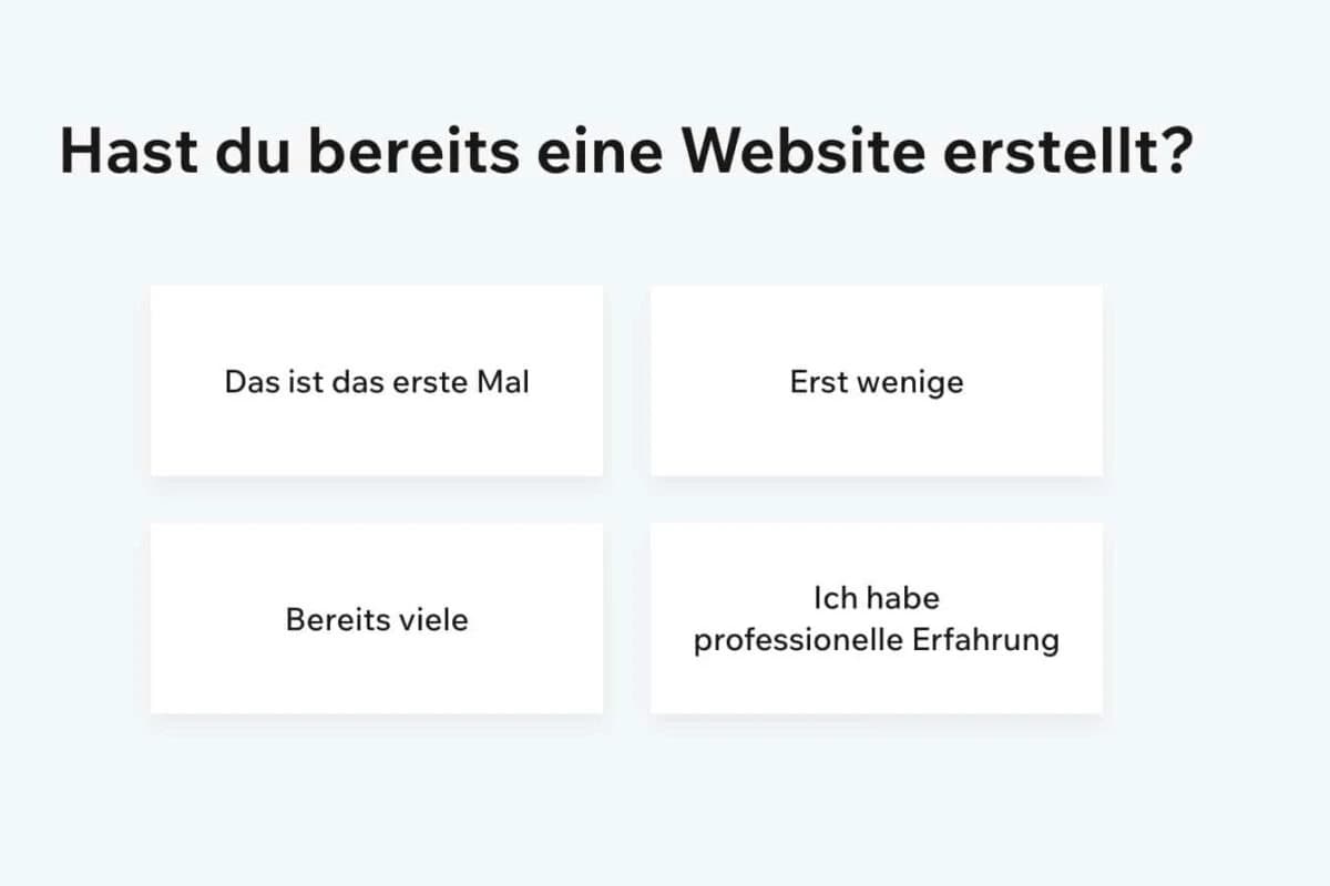 WIX individuelle Erfahrungen