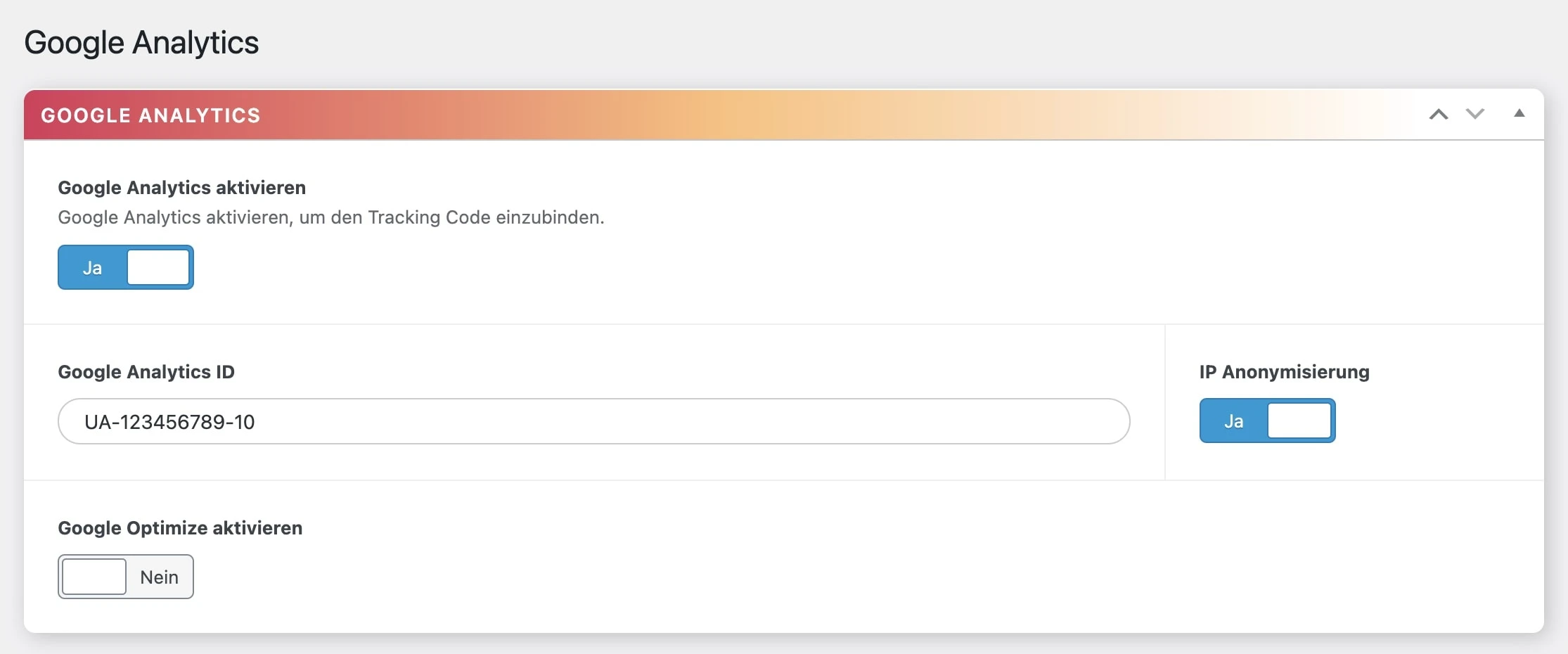 DSGVO Pixelmate Google Analytics Einstellungen