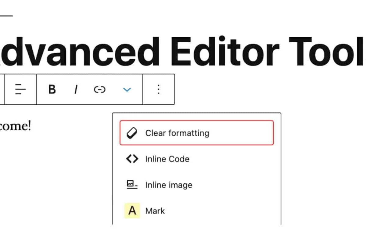 Advanced Editor Tools