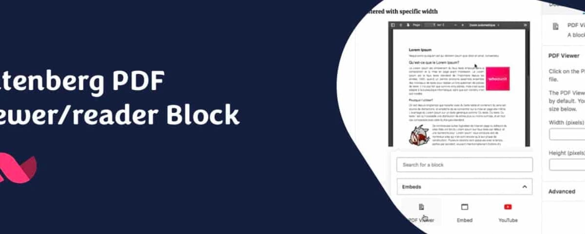 PDF Viewer Block for Gutenberg
