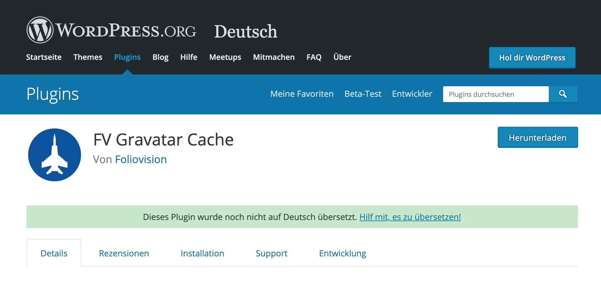 FV Gravatar Cache Plugin