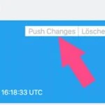 Mit der Funktion Push Changes veröffentlichst du die Staging Version deiner Website