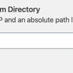 In welchem Verzeichnis soll deine Staging Version installiert werden?