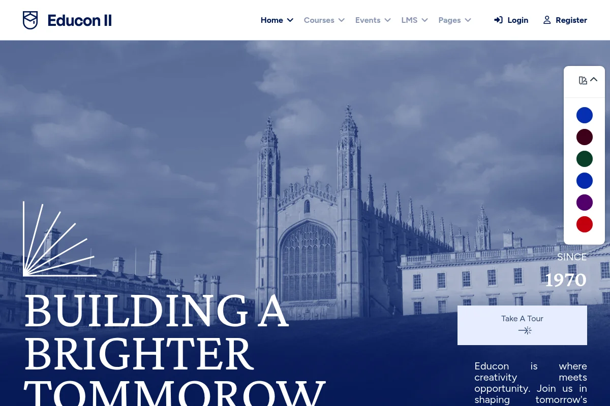 Educon II Joomla Template Screenshot