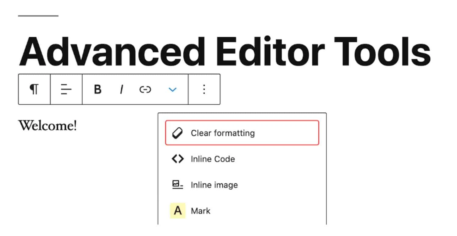 Advanced Editor Tools