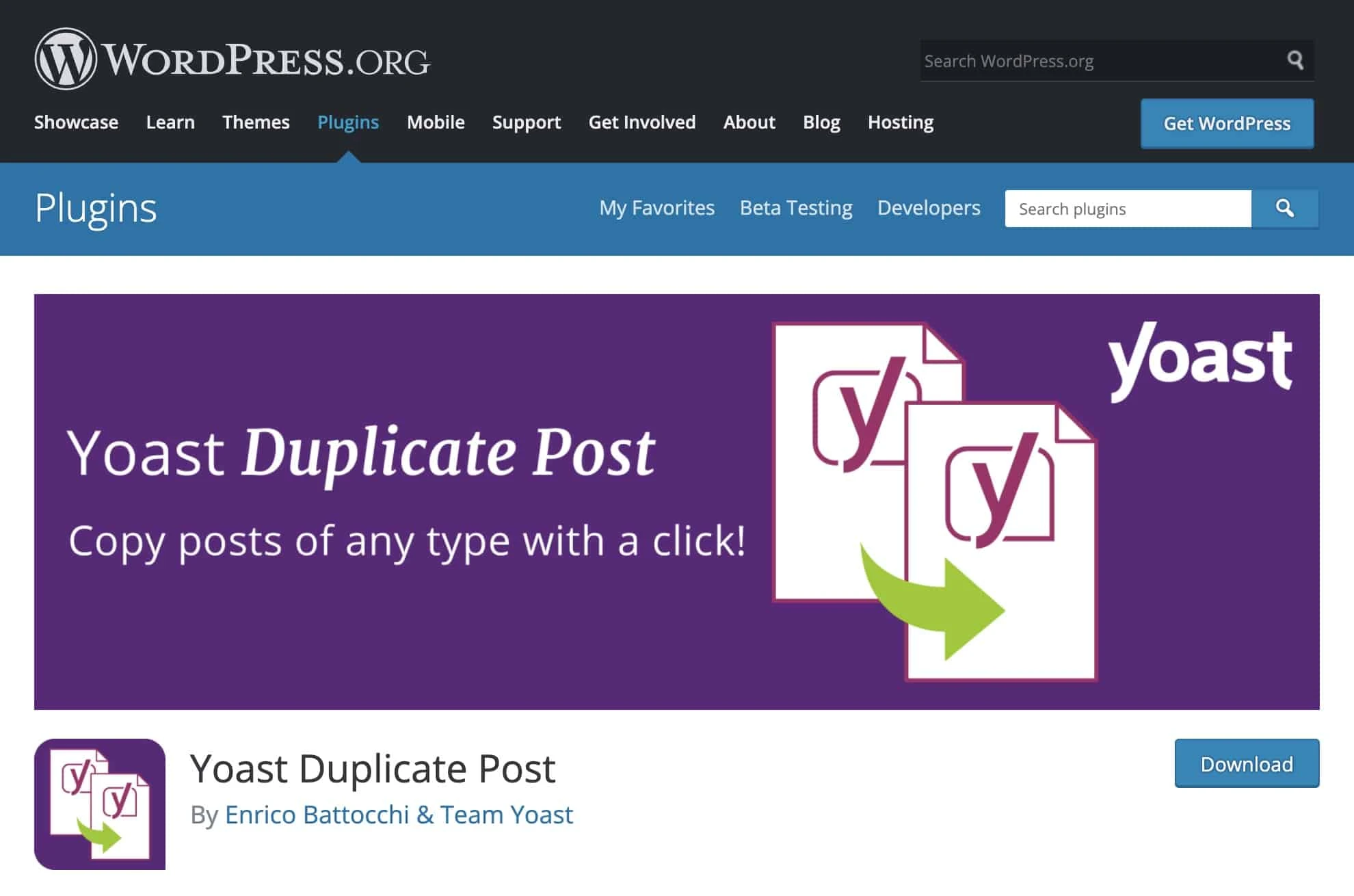 Yoast Duplicate Post