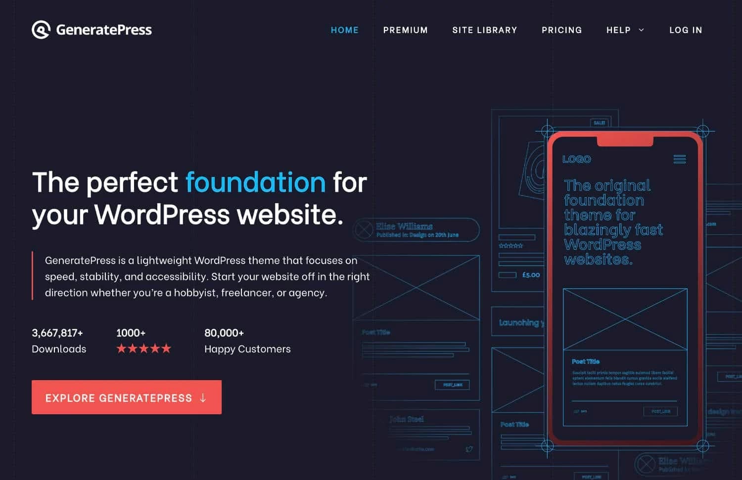 GeneratePress ist ein hervorragendes WordPress-Theme, das ich auch auf Blogmojo verwende