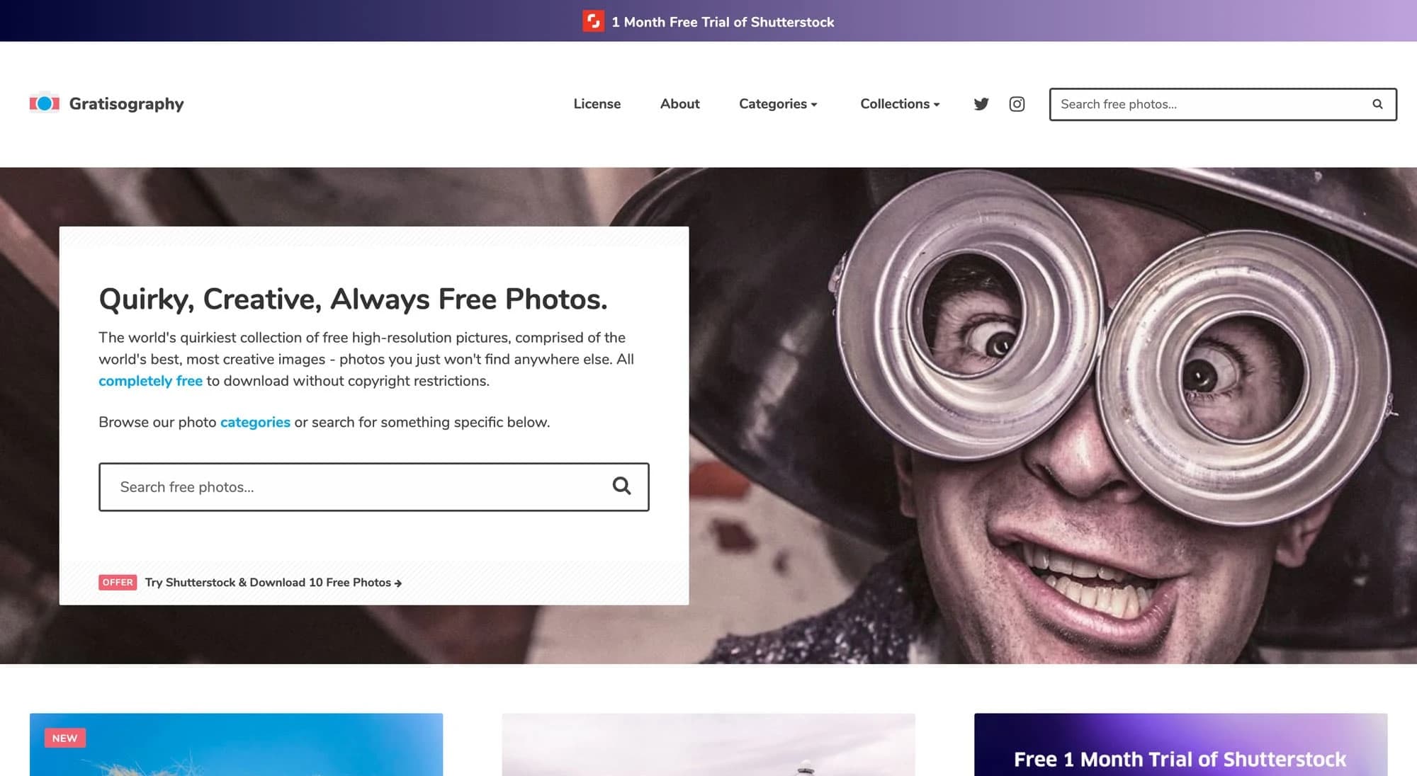 Gratisography ist die Datenbank der etwas anderen Art