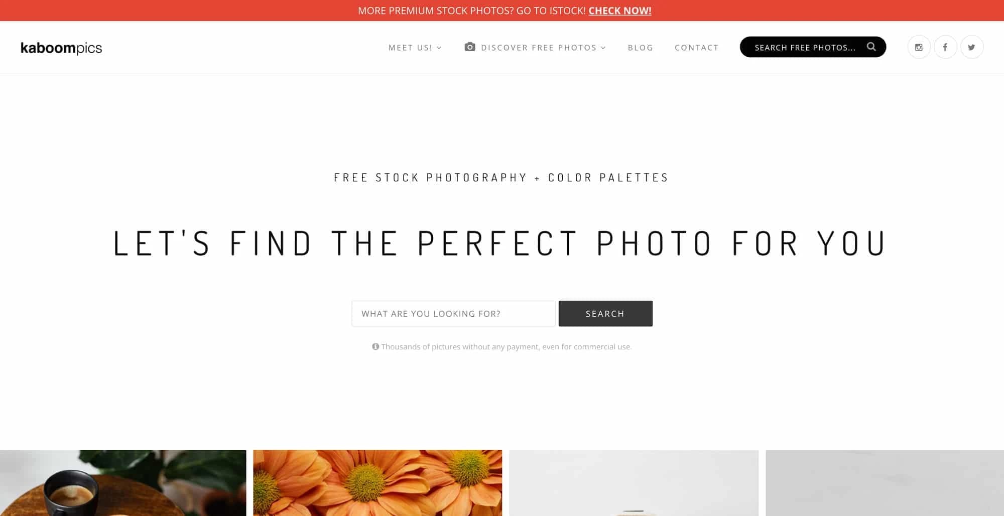 KaboomPics zeichnet sich durch qualitativ hochwertige Bilder aus