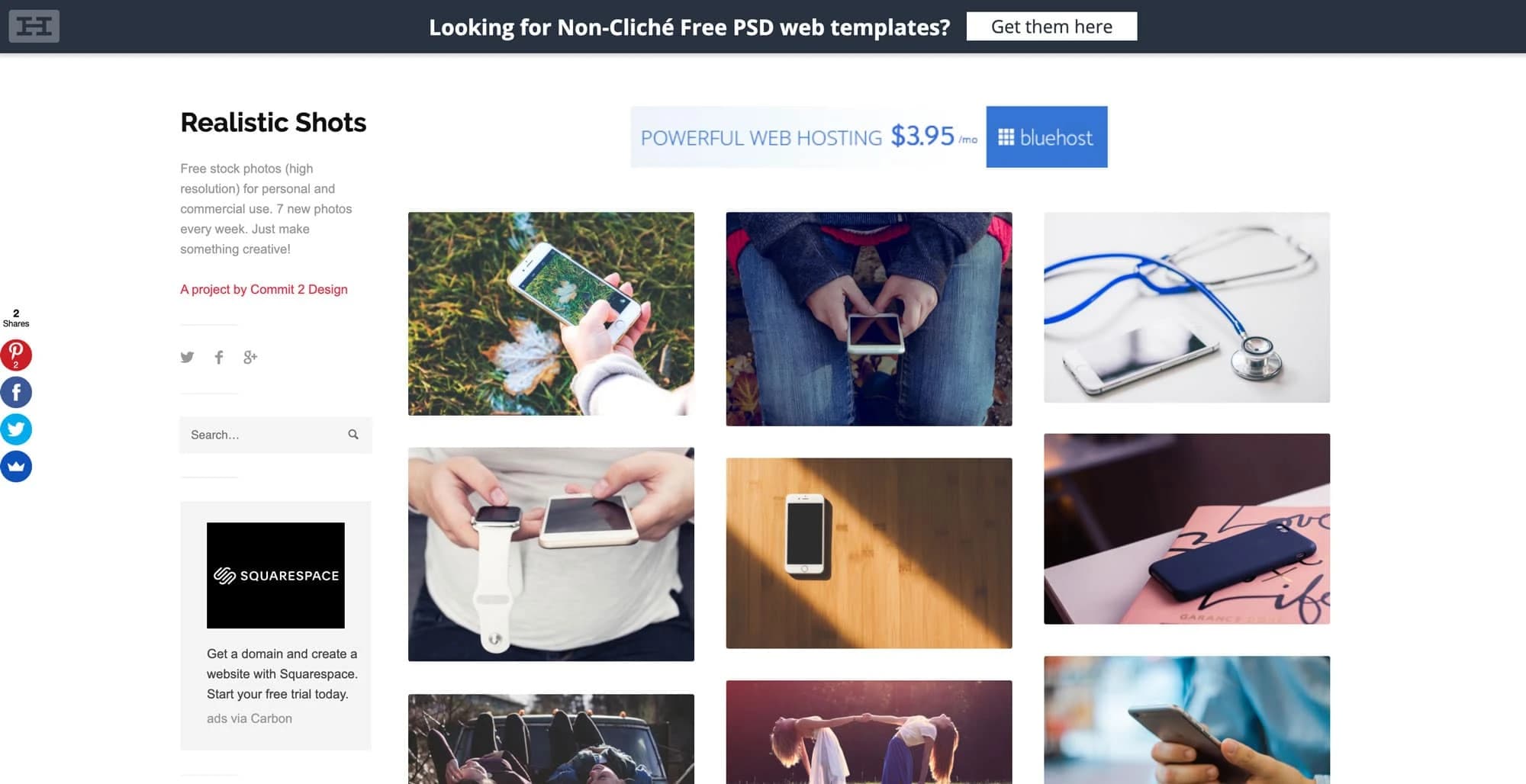 Realistic Shots ist eine kleine Bilddatenbank mit vielen tollen Schnappschüssen