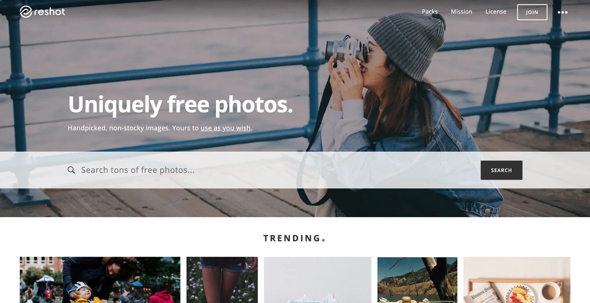 Auf Reshot findest du Bilder der besonderen Art