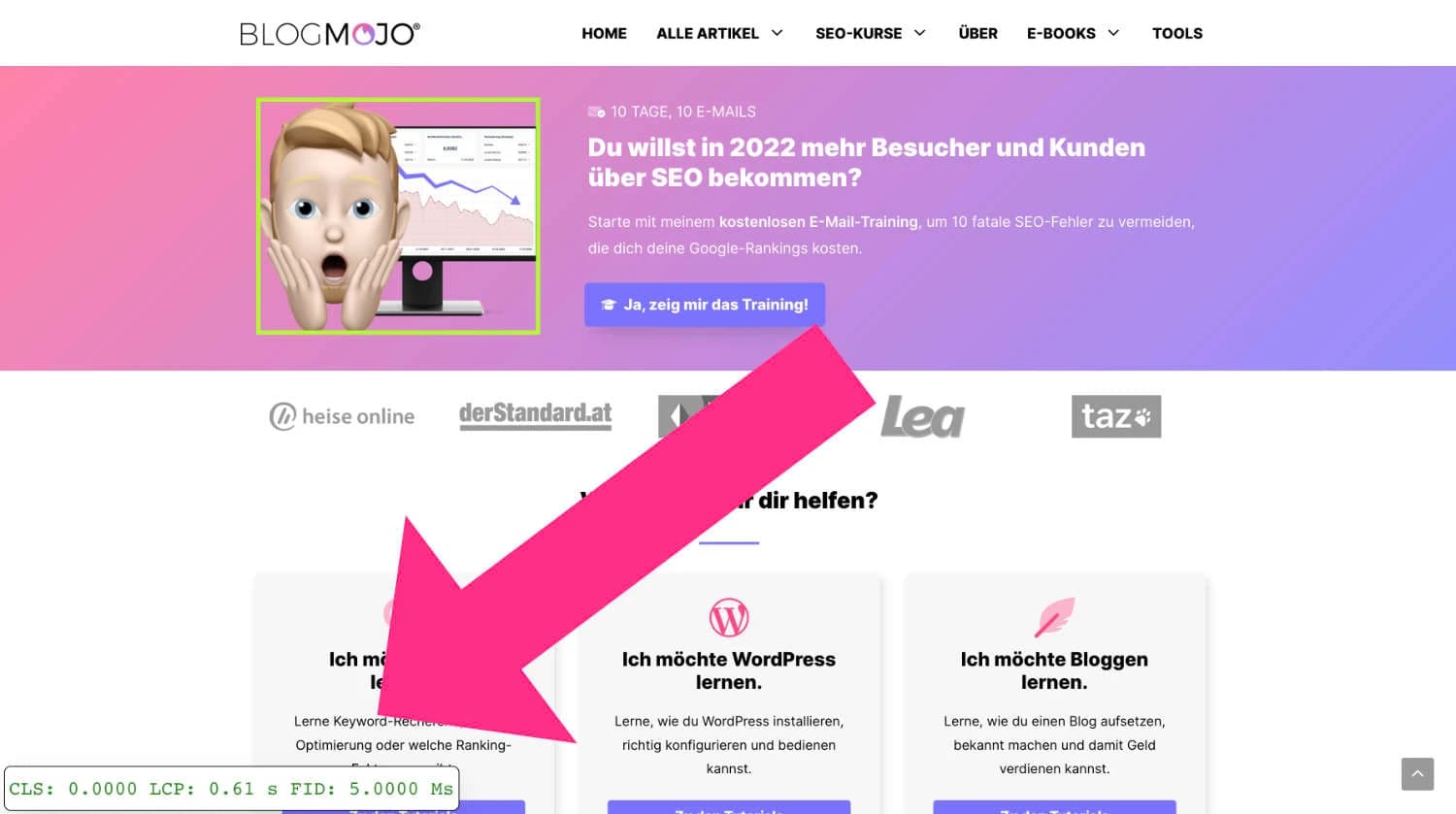 Core Web Vitals Extensio