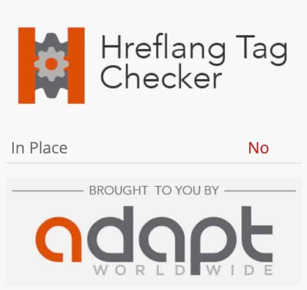 Hreflang Checker