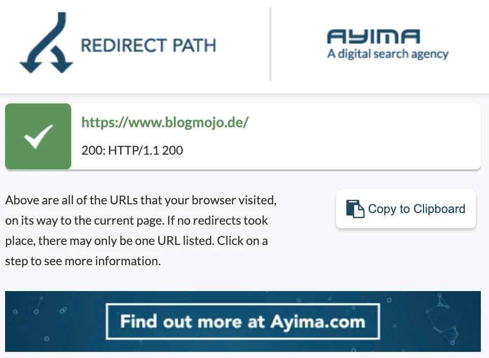 Link Redirect Path