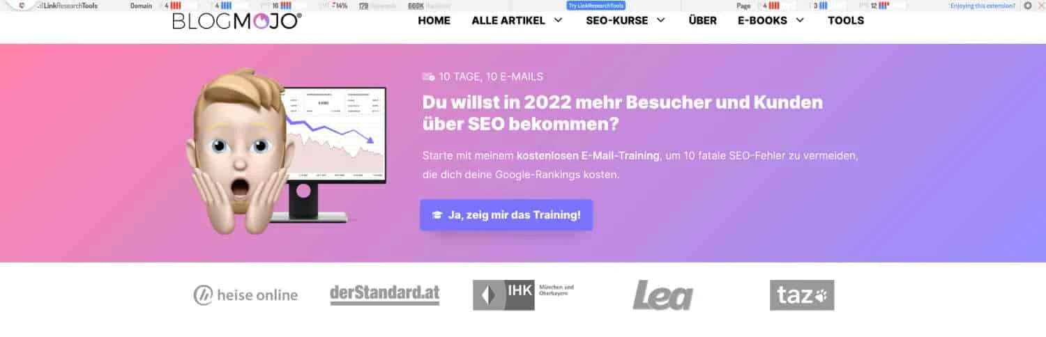 Link Research SEO Toolbar