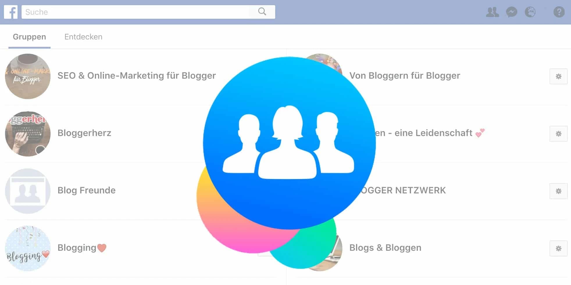 Die 57 besten Facebook-Gruppen für Blogger & Influencer