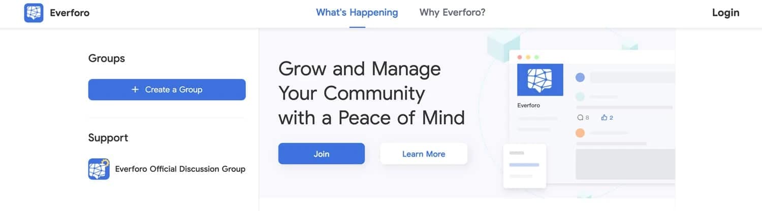 EverForo Oberfläche