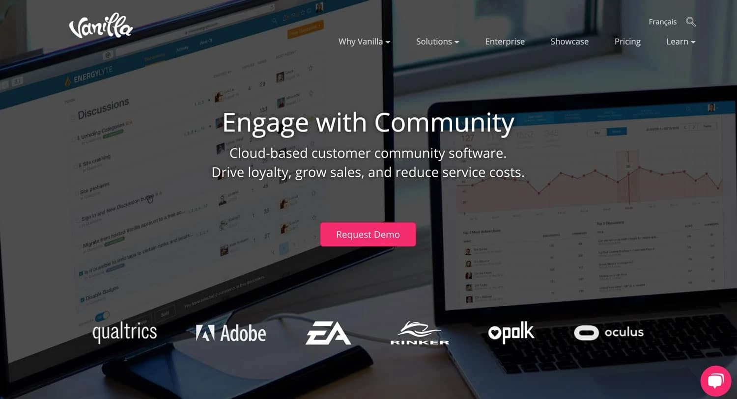 Vanilla Forums Admin-Ansicht