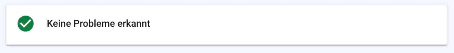 Manuelle Maßnahmen GSC