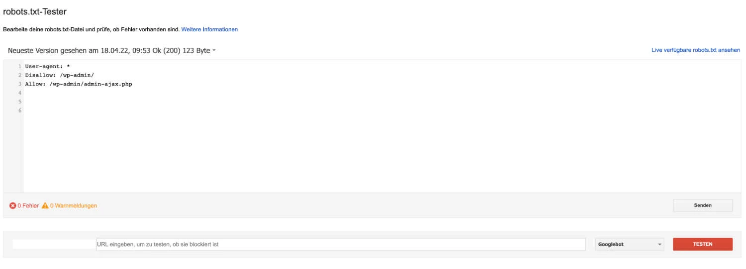Robots.text-Tester