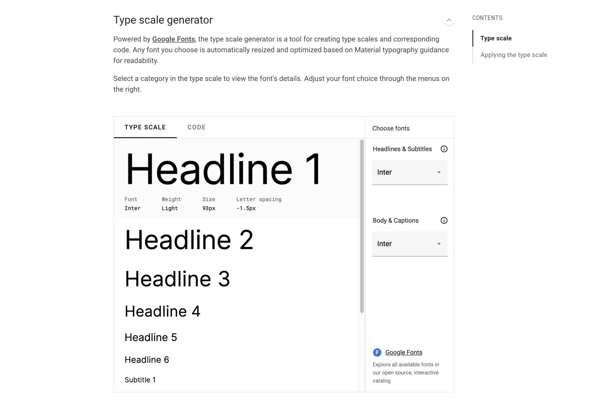 Type Scale Generator