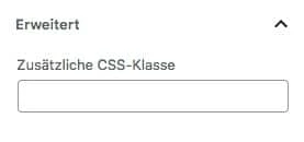 Zusätzliche CSS-Klasse für Blöcke