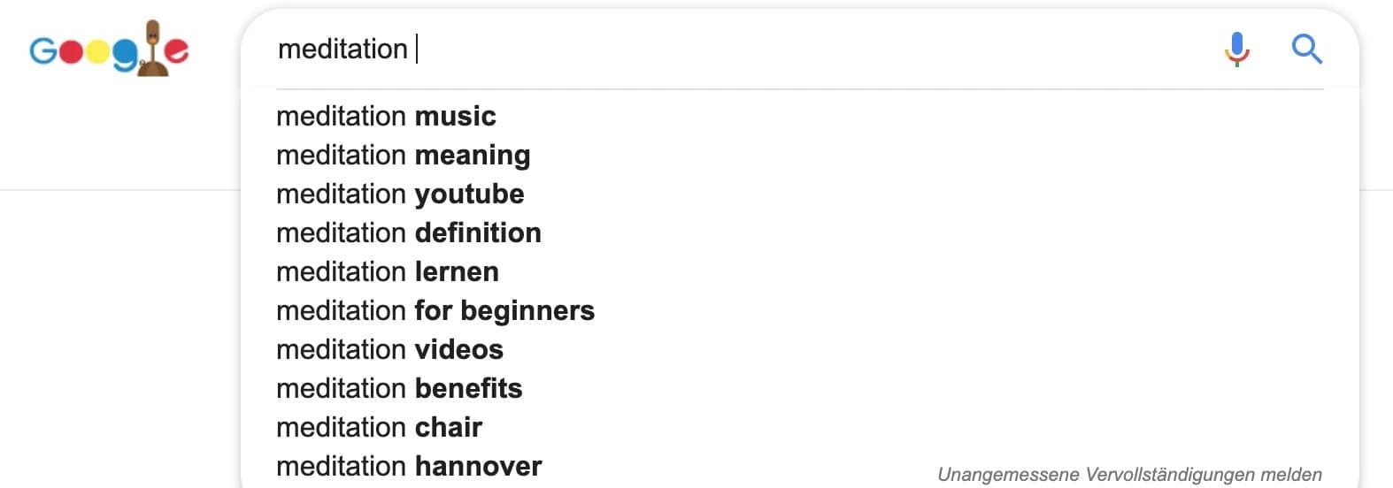 Keyword-Ideen finden mit Google Suggest