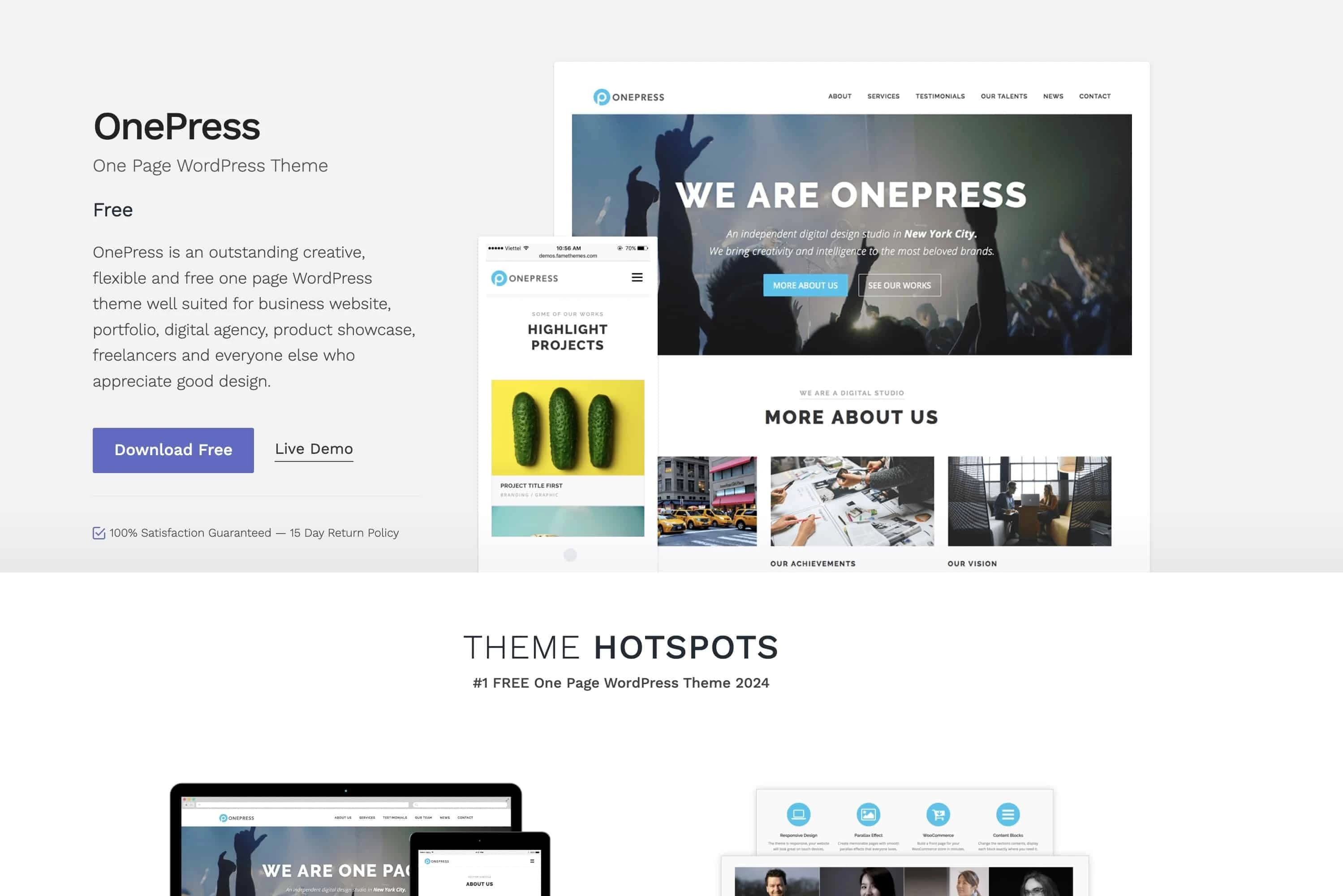 OnePress Theme