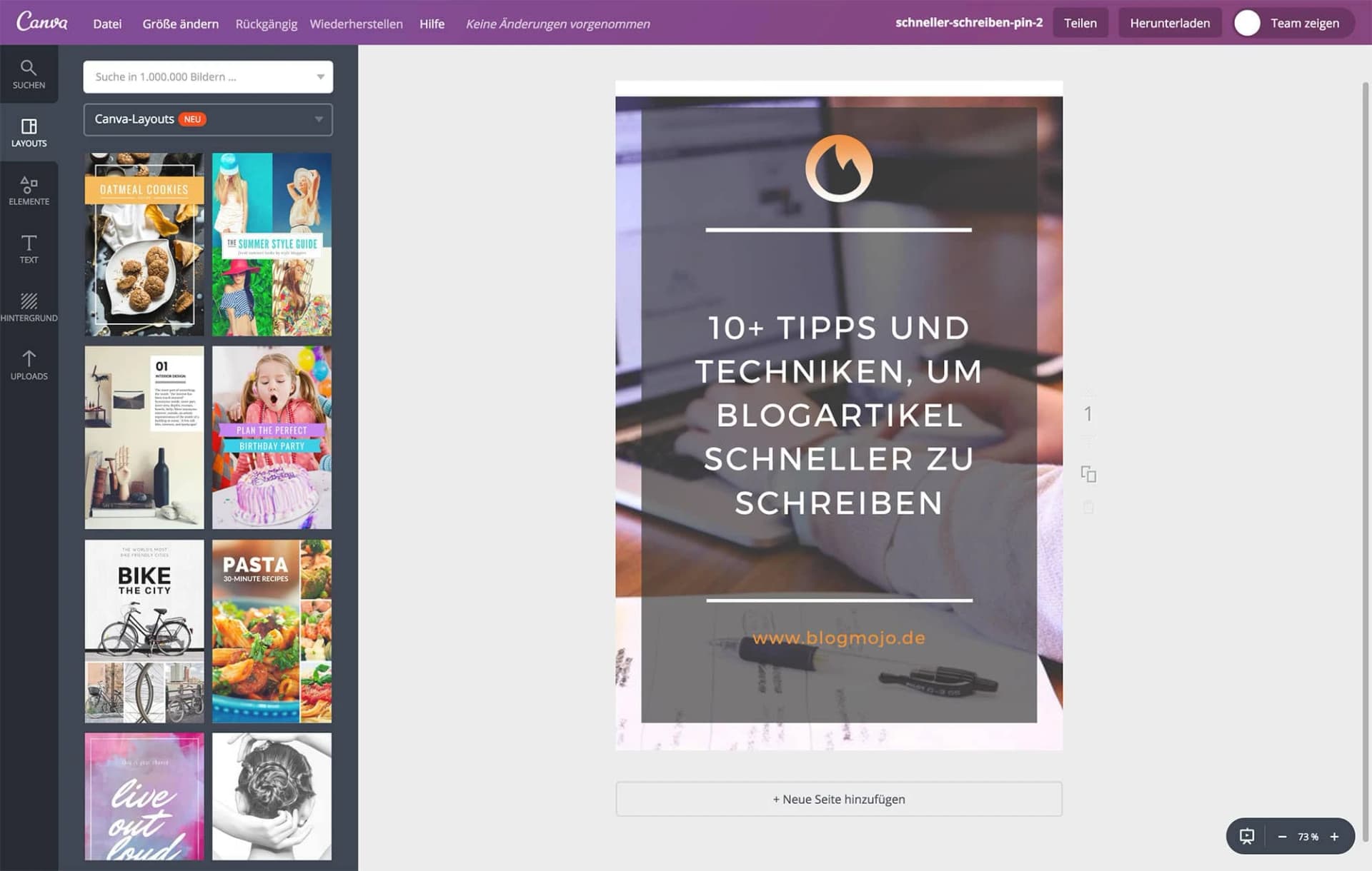 Schneller schreiben dank Vorlagen