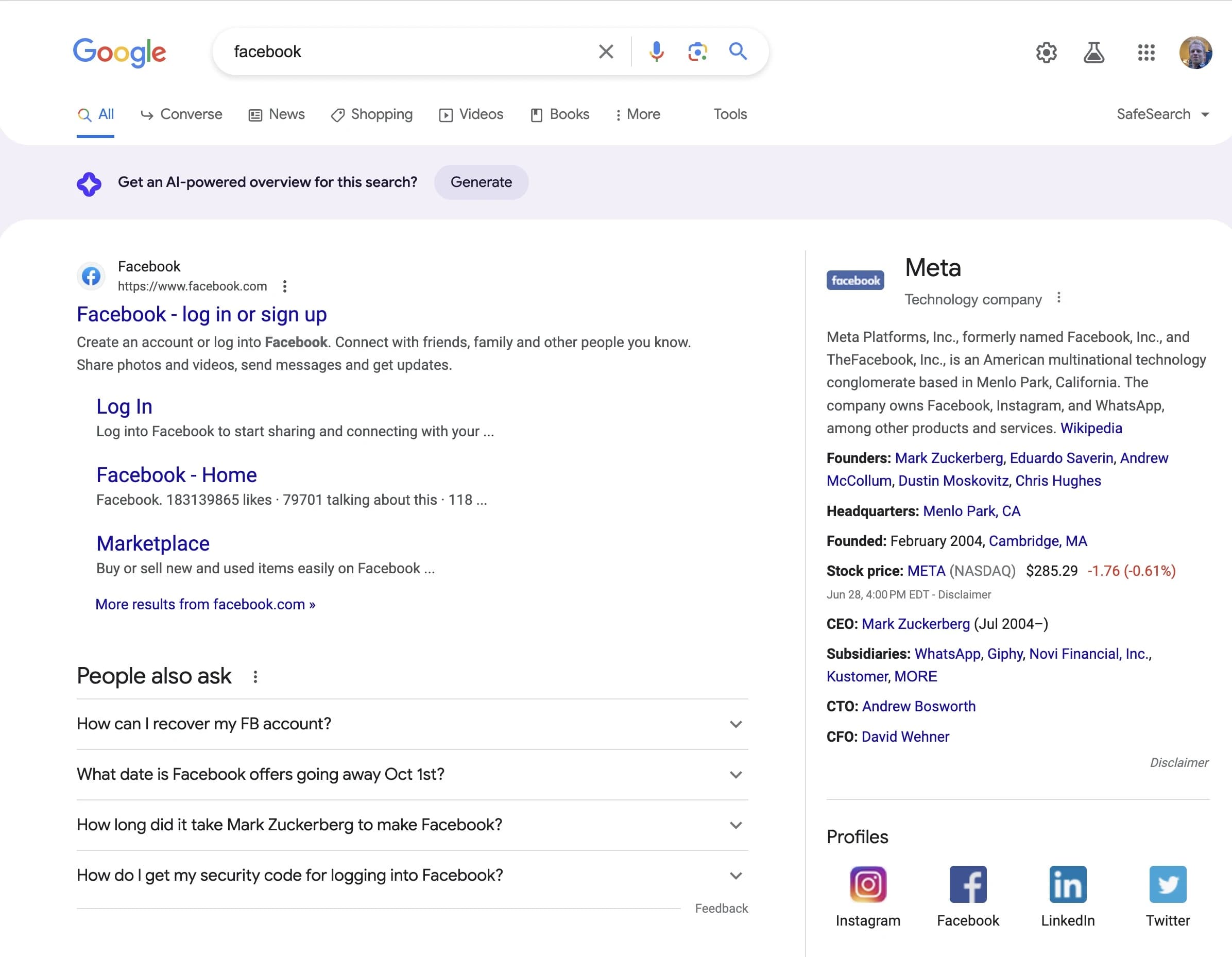 SGE-Snapshot wird erst nach Klick auf Generate angezeigt