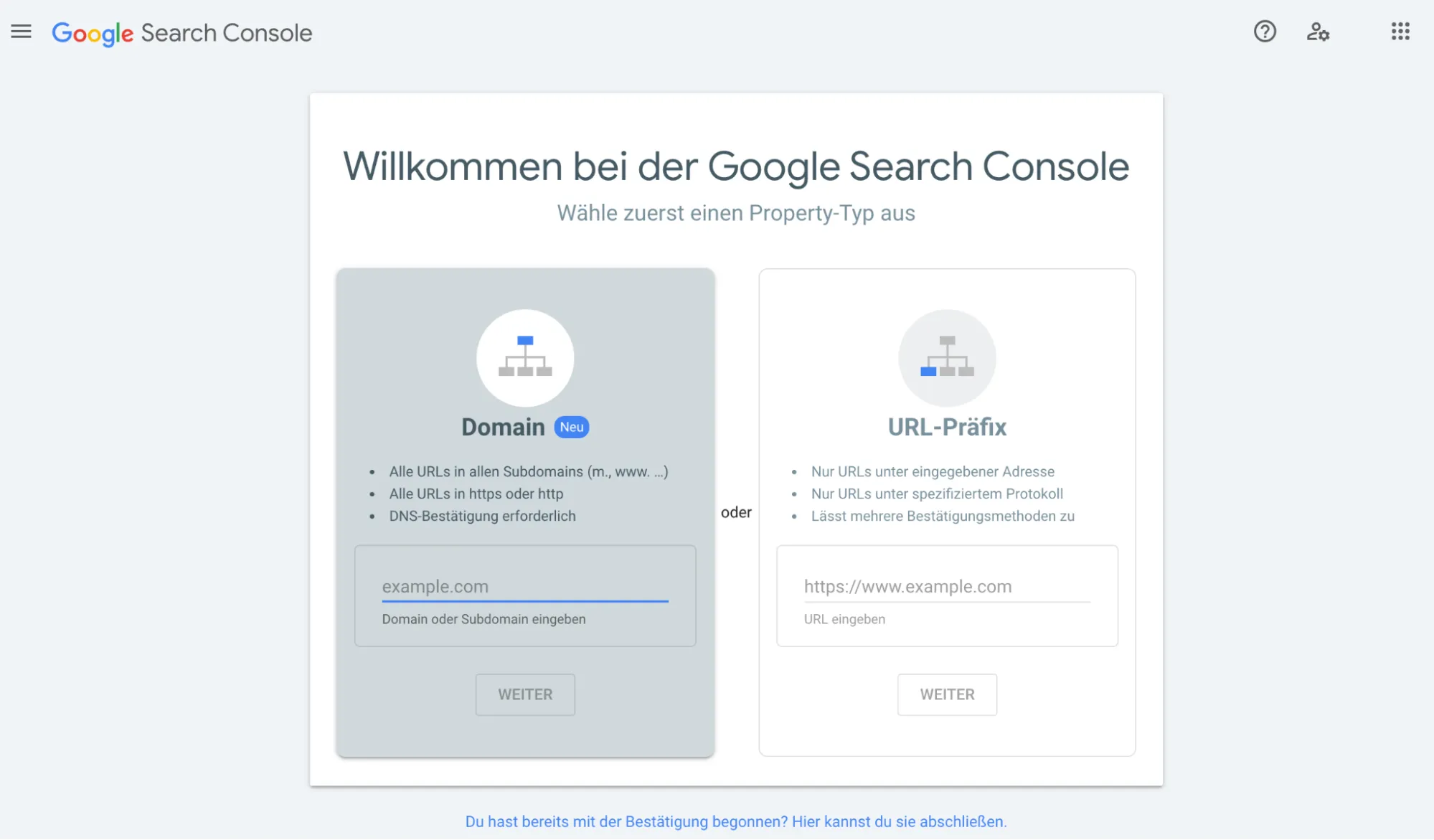 Google Search Console Leistungsbericht