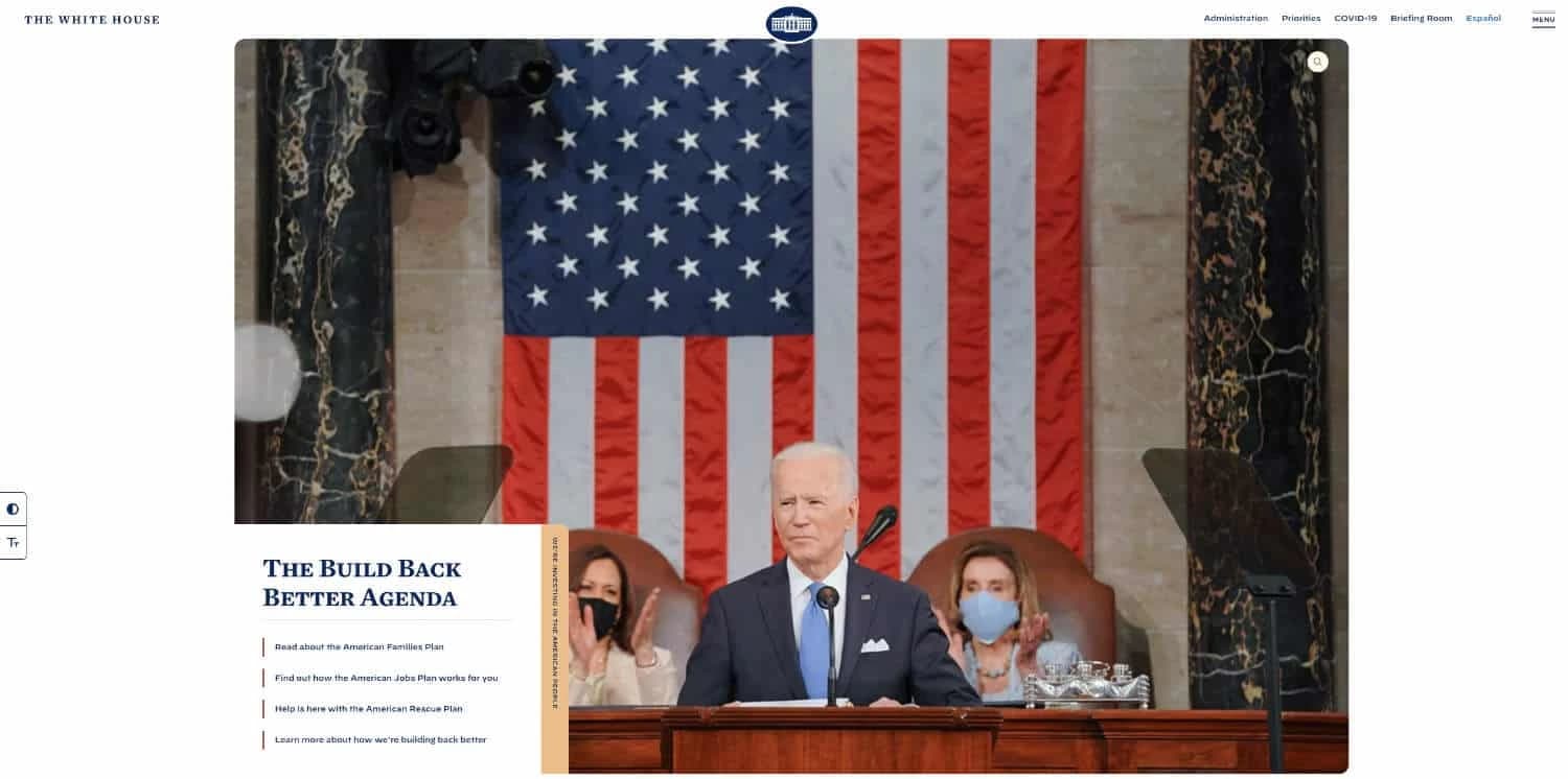 Das Weiße Haus vertraut auf WordPress