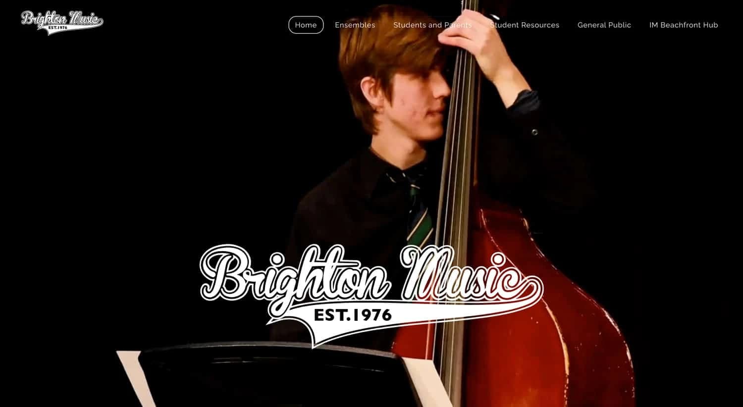 Weebly Beispiel: Brighton Music School