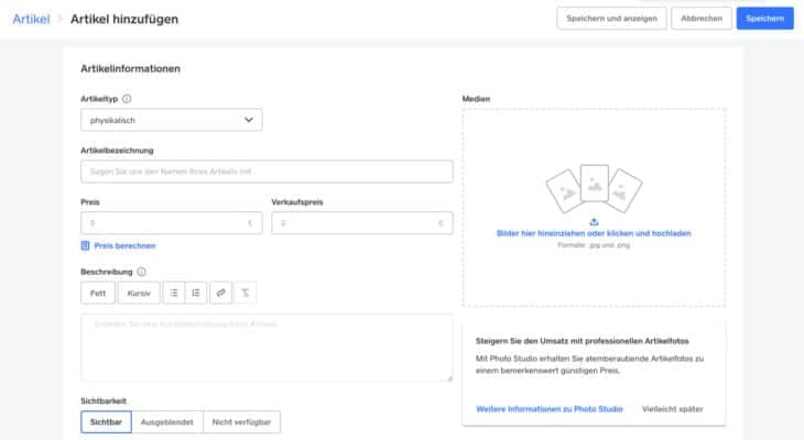 Bei Weebly kannst du schnell und einfach neue Produkte anlegen und veröffentlichen. Diese lassen sich im Anschluss direkt auf deiner Website einbinden