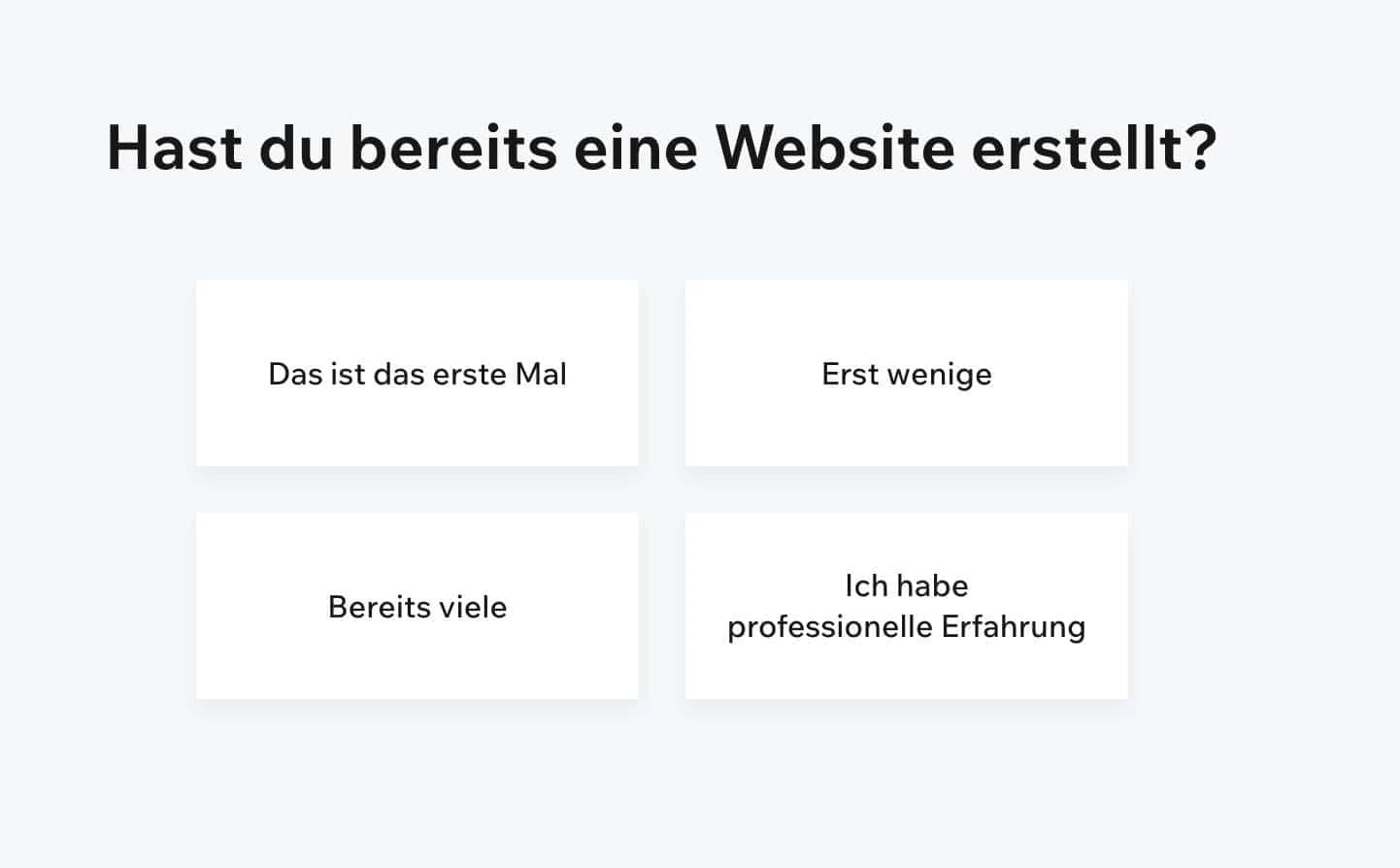 WIX individuelle Erfahrungen