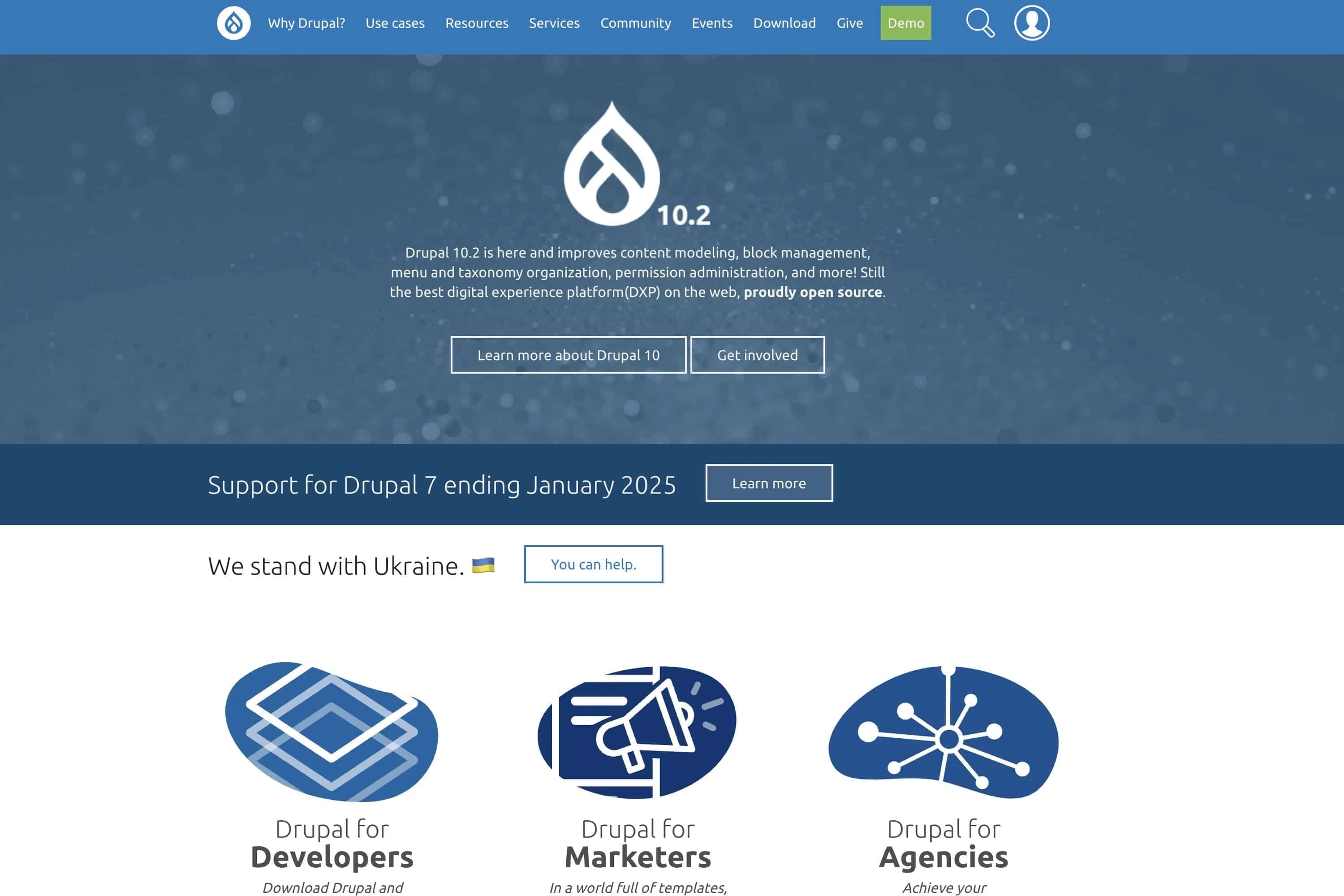 Drupal ist eine WordPress Alternative, die vor allem durch ihrer Sicherheit positiv beeindruckt