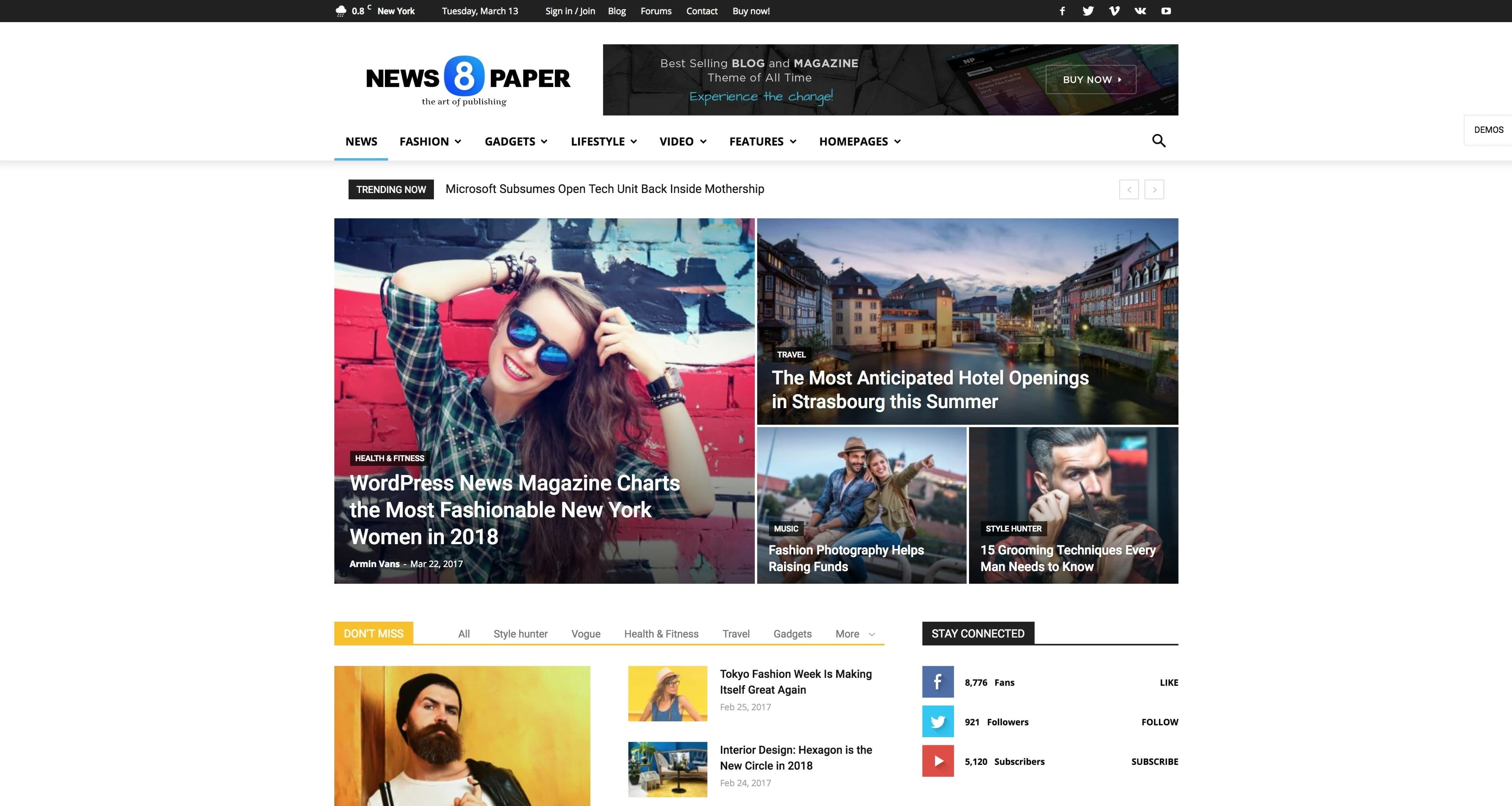 Newspaper WordPress Magazin-Theme