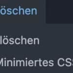 WP Fastest Cache leeren