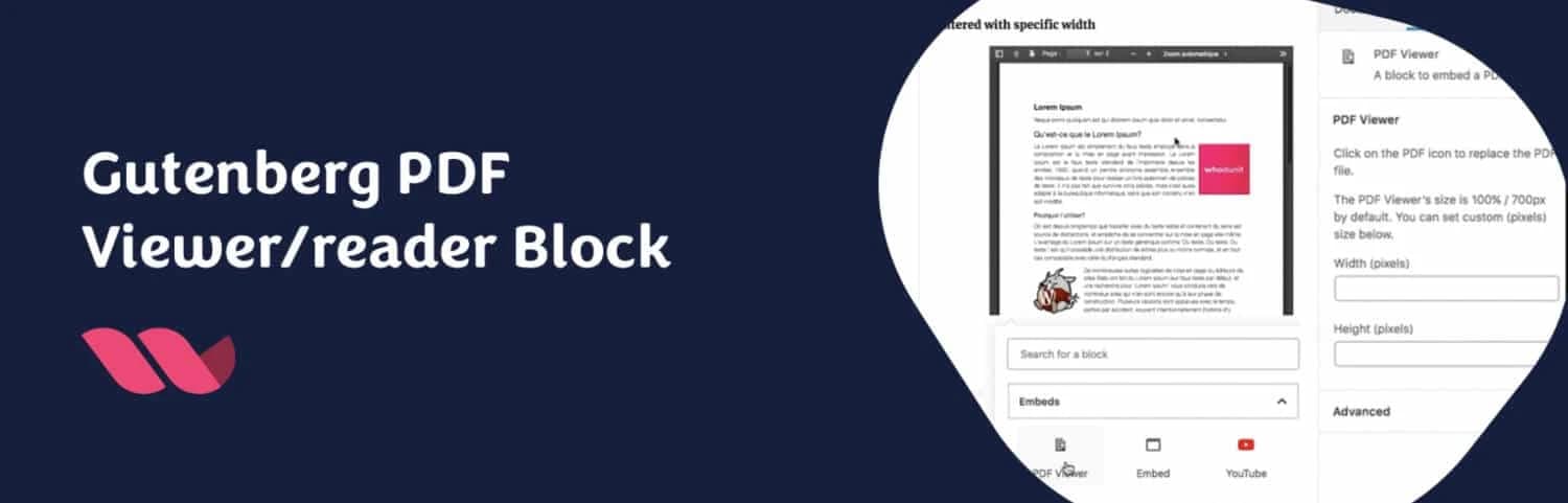 PDF Viewer Block for Gutenberg