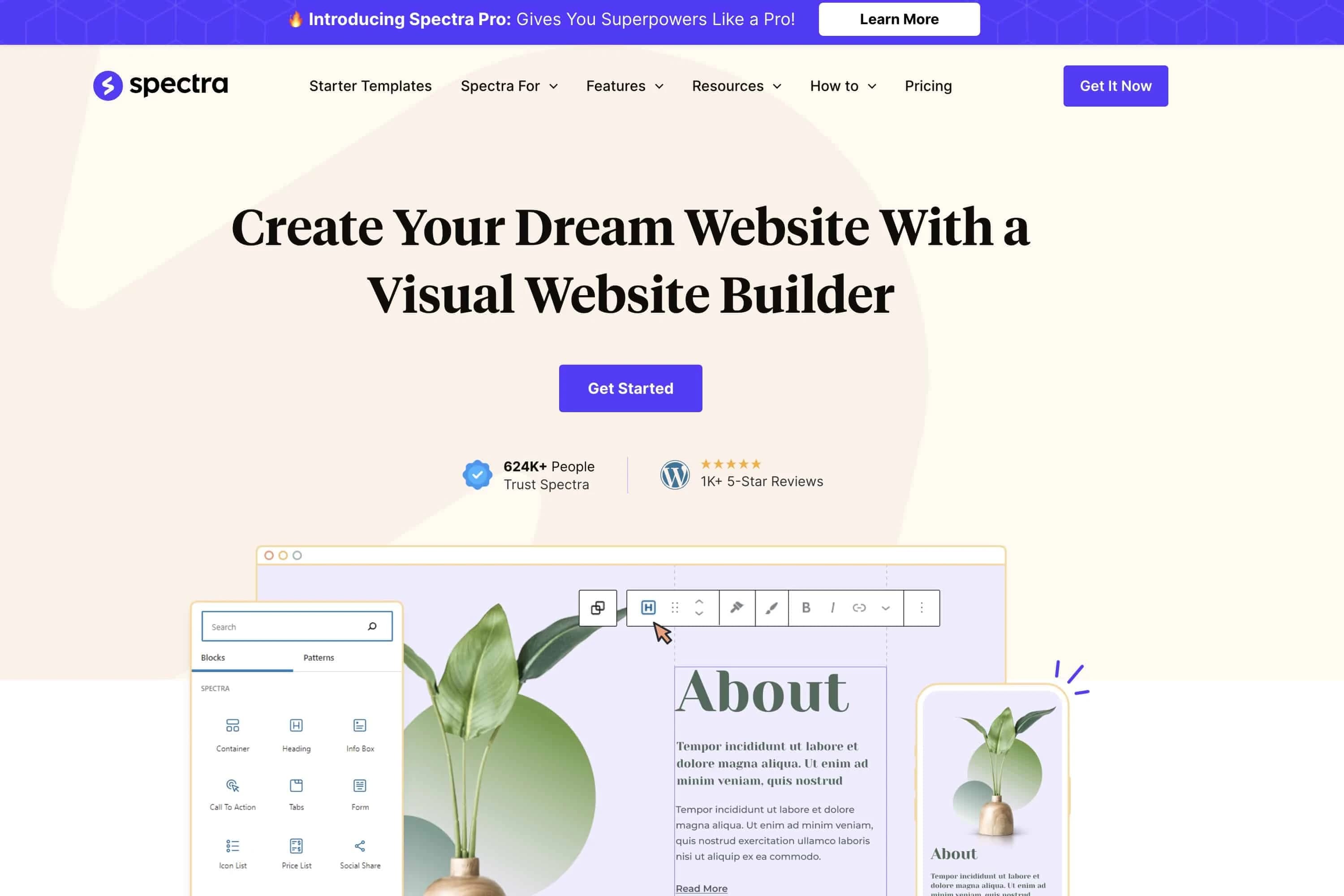 Spectra WordPress Gutenberg Blocks