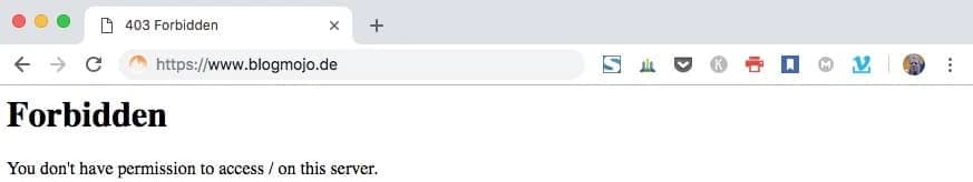 403 Forbidden
