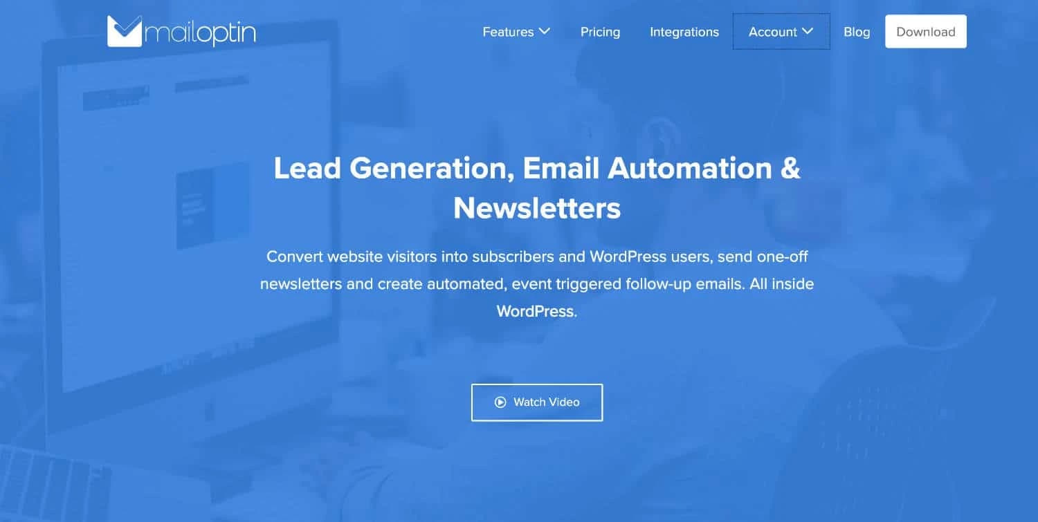MailOptin Newsletter-Plugin für WordPress