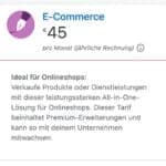 Um einen eigenen Shop mit WordPress.com zu ersteellen bneötigst du den eCommerce Tarif