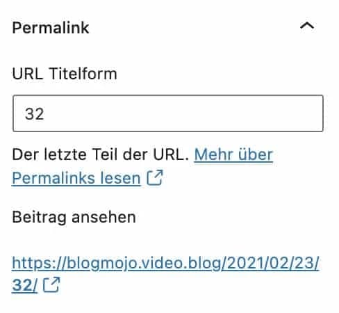 Permalinks lassen sich bei WordPress relativ leicht bearbeiten
