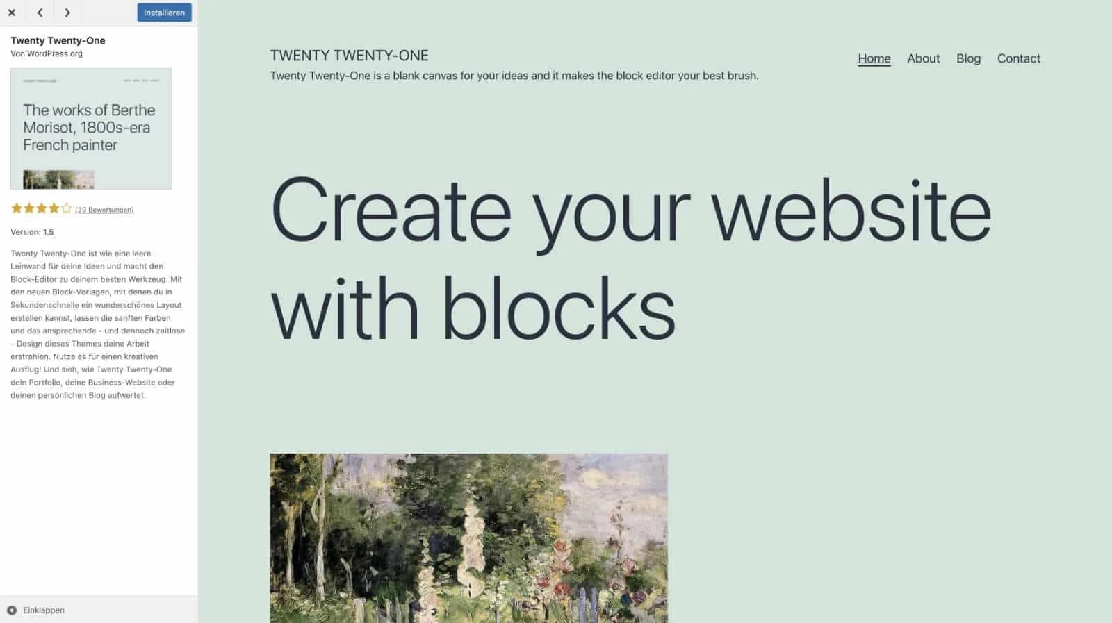 WordPress Theme Details