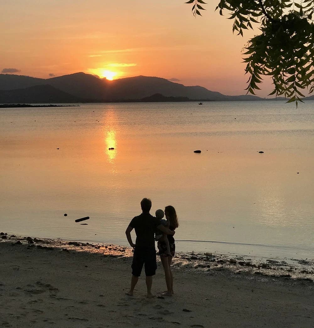 Sonnenuntergang auf Koh Samui